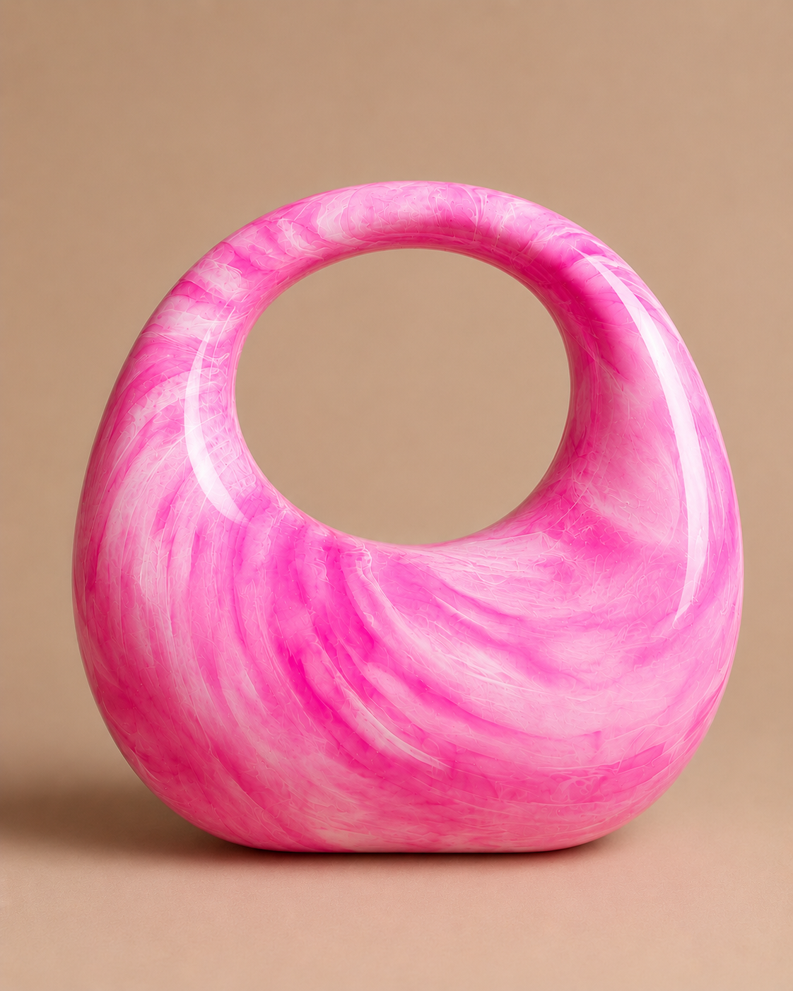 Marble Swirl Sculpt Bag
